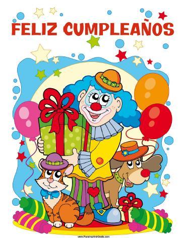 Cartel de Cumpleaños